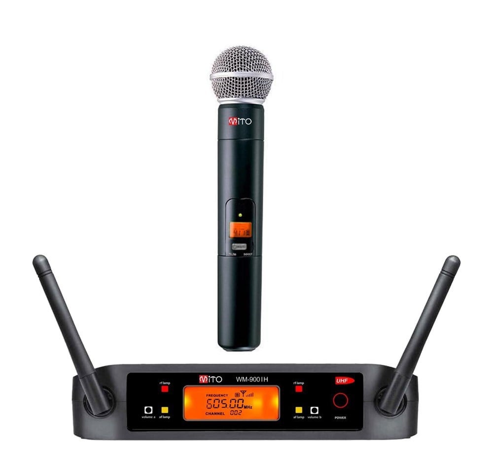 MİTO WM-9001 B TEK EL TELSİZ UHF MİKROFON