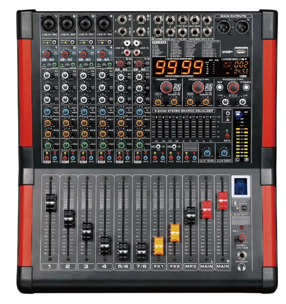 ODO MD 8M299 6 KANALLI ANFİLİ POWER MİXER