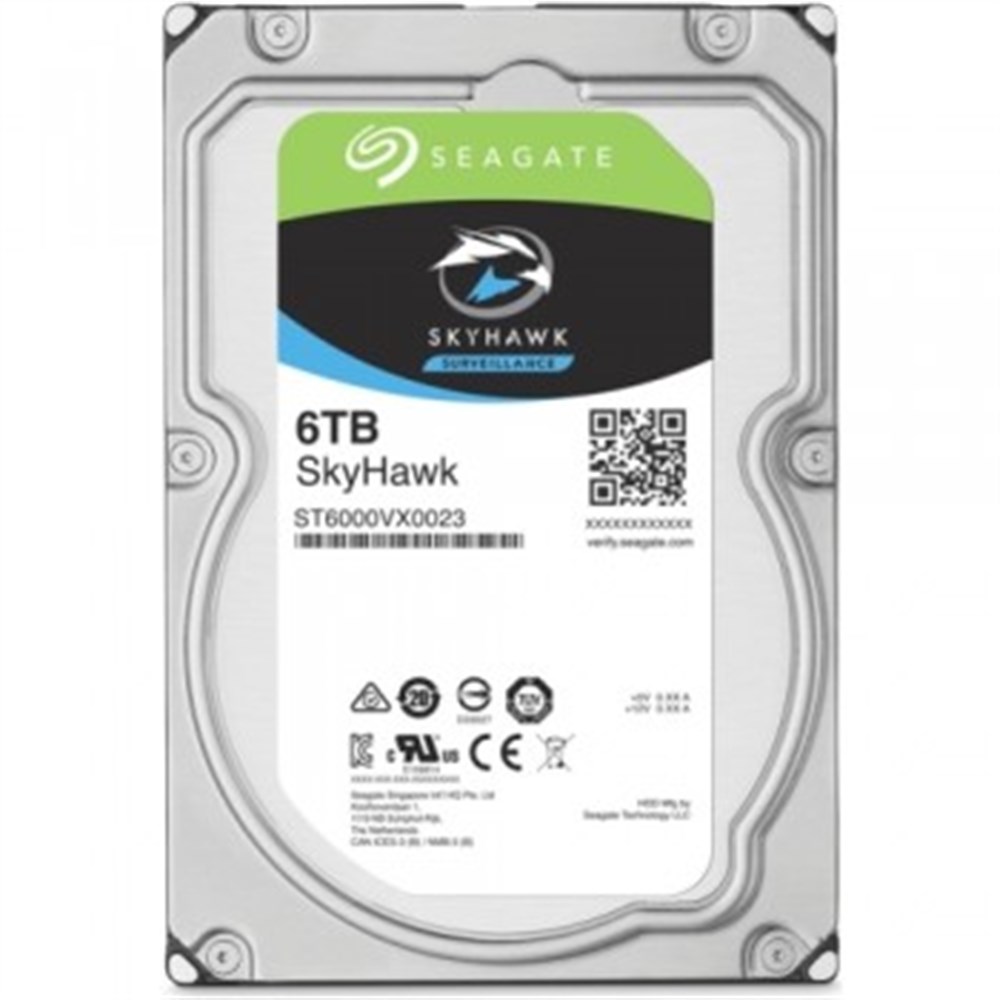 Seagate 6 TB SEAGATE SKYHAWK 256MB 7/24 RV ST6000VX0023