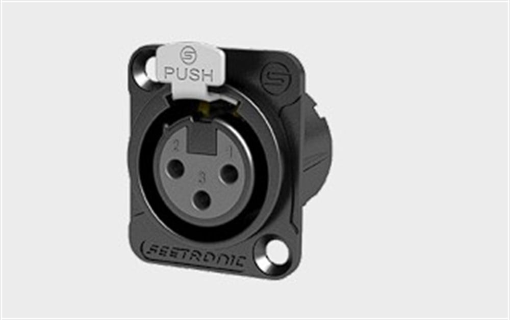 SEETRONIC MK3F2C-B XLR 3 PİN DİŞİ ŞASE 10 LU HAZIR PAKET 