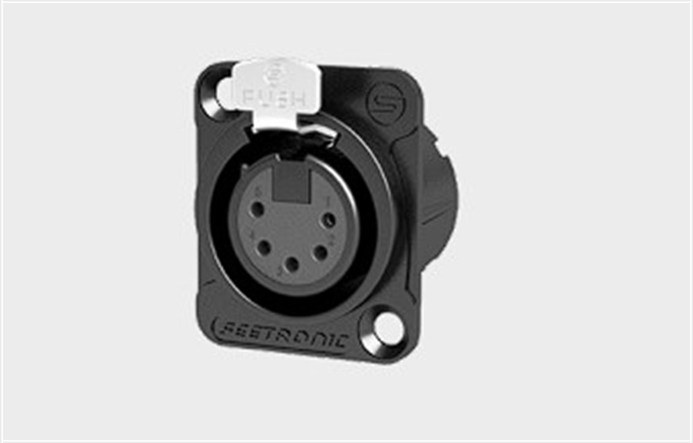 SEETRONIC MK5F2C-B XLR 5 PİN DİŞİ ŞASE 10 LU HAZIR PAKET 