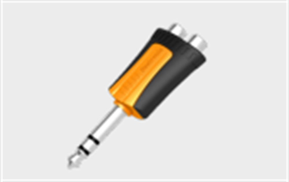 SEETRONIC MP3-2RF 6.35mm – 2xRCA DİŞİ ÇEVİRİCİ 10 LU HAZIR PAKET 