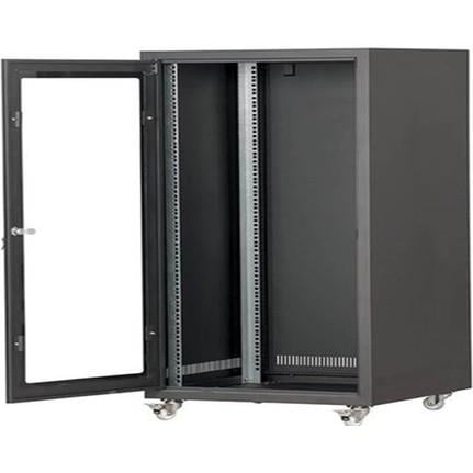 SETRACK 19'' 16U 600X800 TEKERLEKLİ CAMLI RACK KABİNET
