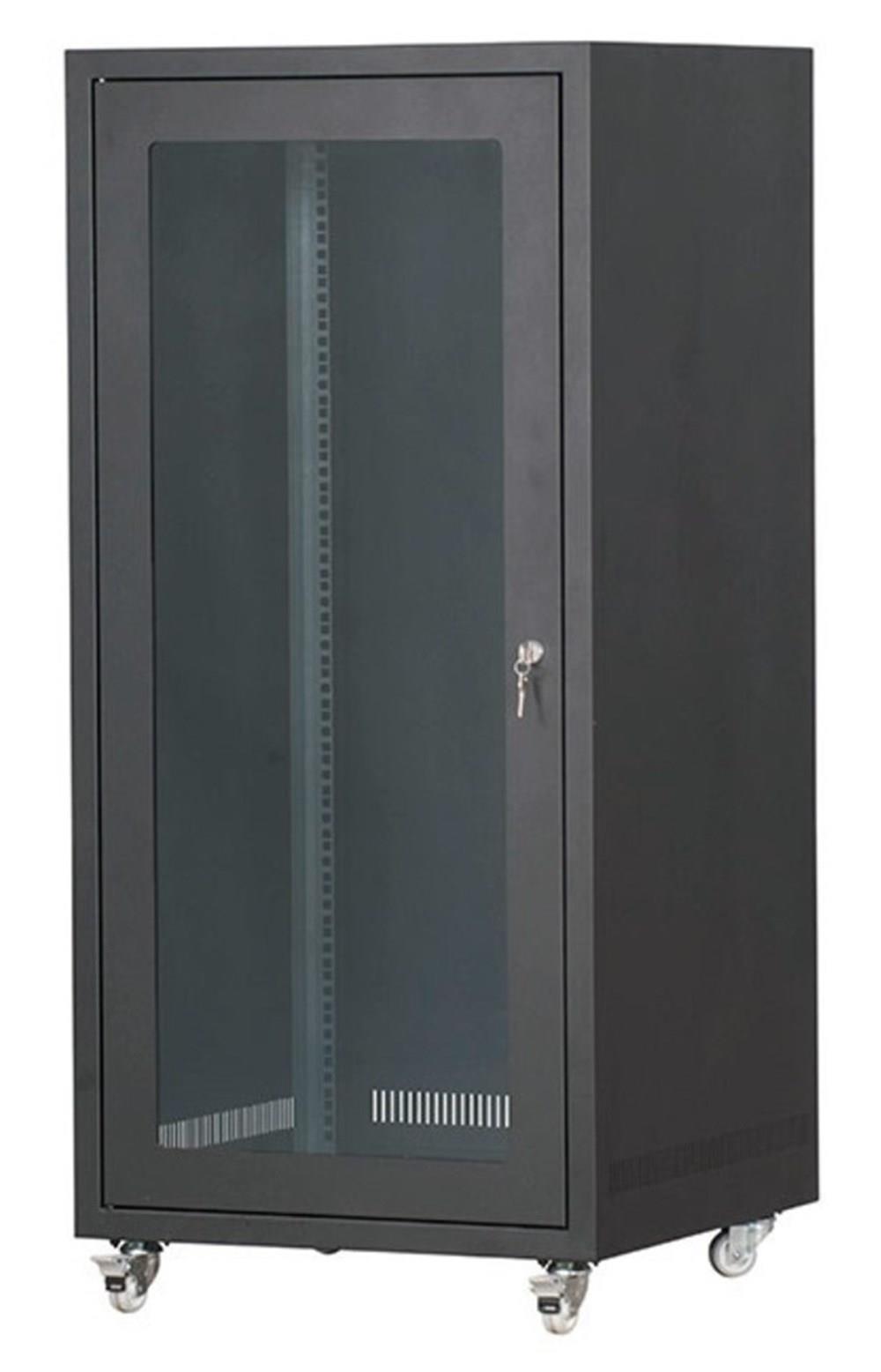 SETRACK 19'' 20U 600X1000 TEKERLEKLİ CAMLI RACK KABİNET