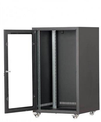 SETRACK 19'' 20U 800X1000 TEKERLEKLİ CAMLI RACK KABİNET