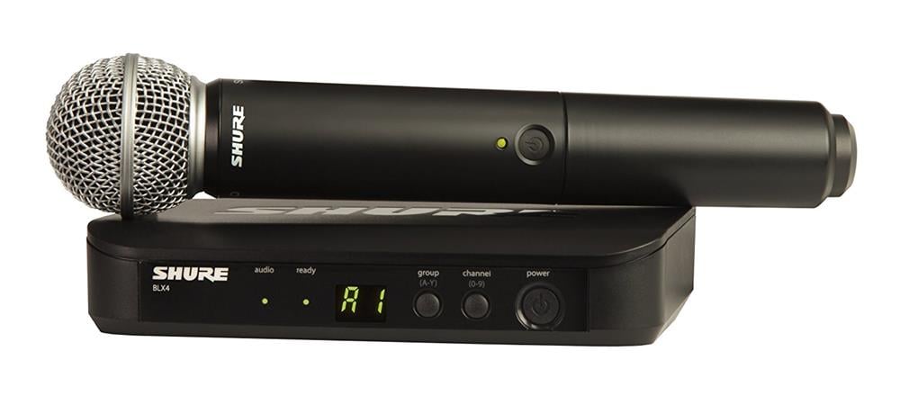 SHURE BLX24/SM-58 TEK EL TELSİZ MİKROFON