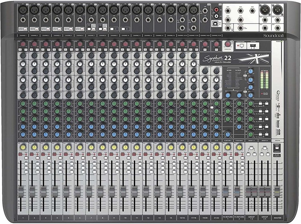 SOUNDCRAFT SIGNATURE 22 KANALLI EFEKTLİ DECK MİKSER