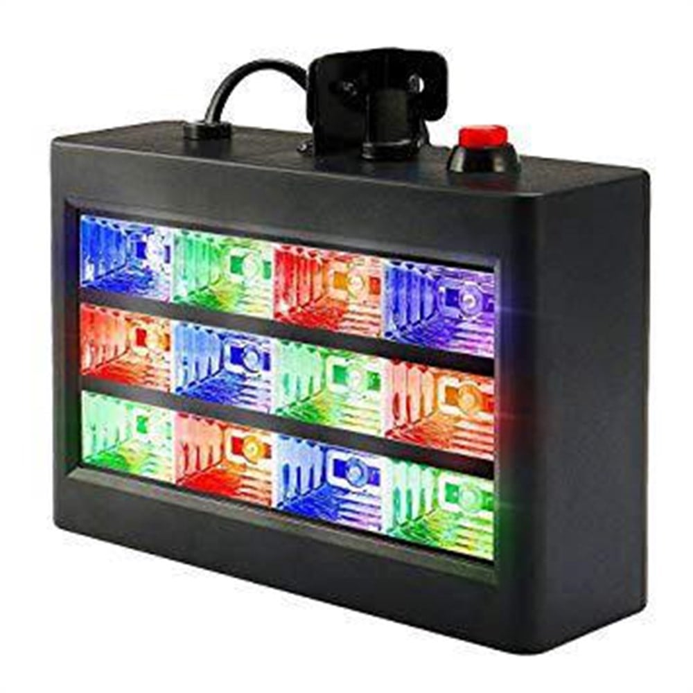 STAGE FULL RENKLİ 12 LED Lİ 20 WATT STROBE ÇAKAR IŞIK