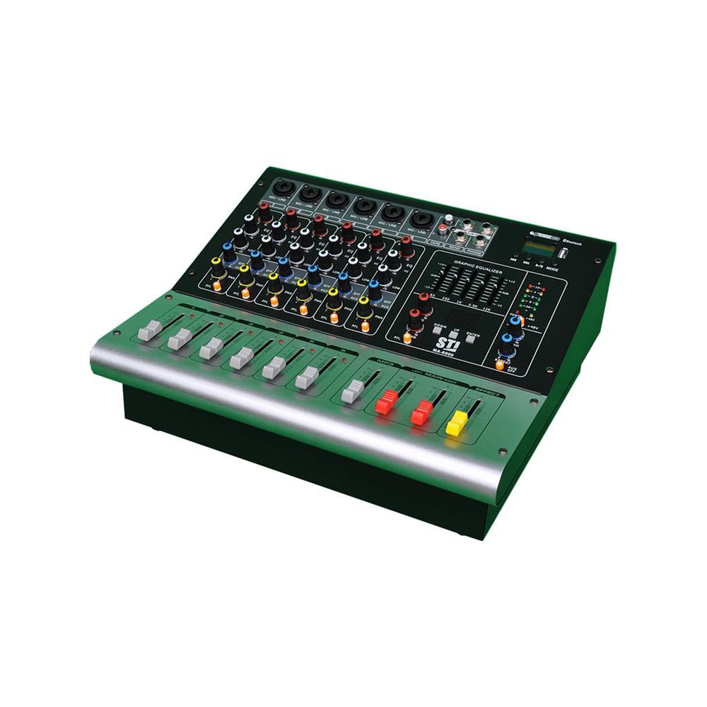 STI GY-6000 6 KANALLI 2X250 WATT DİGİTAL EFEKTLİ ANFİ MİKSER