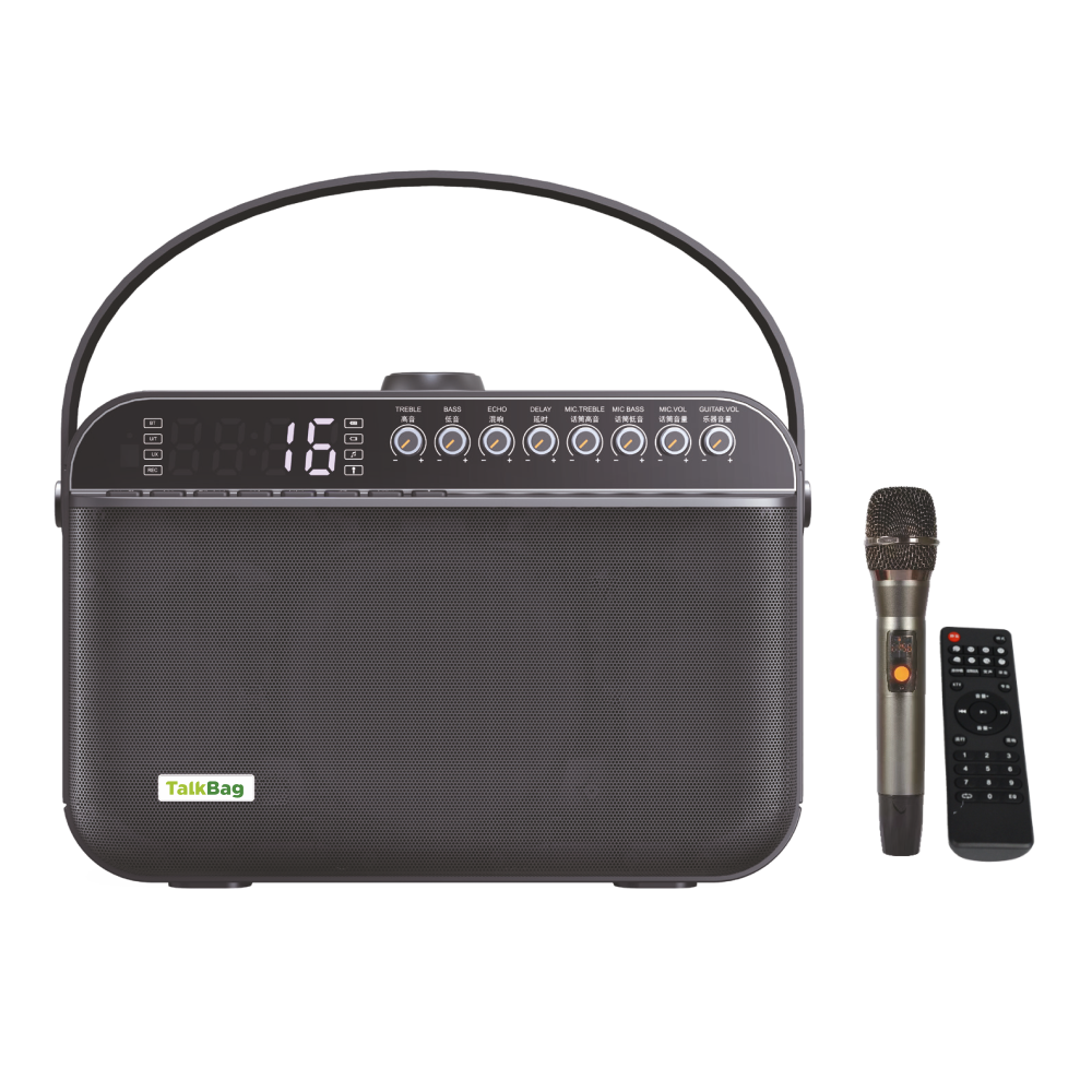 TALKBAG TB-100B 120 WATT UHF EL TELSİZ MİKROFONLU TAŞINABİLİR HOPARLOR
