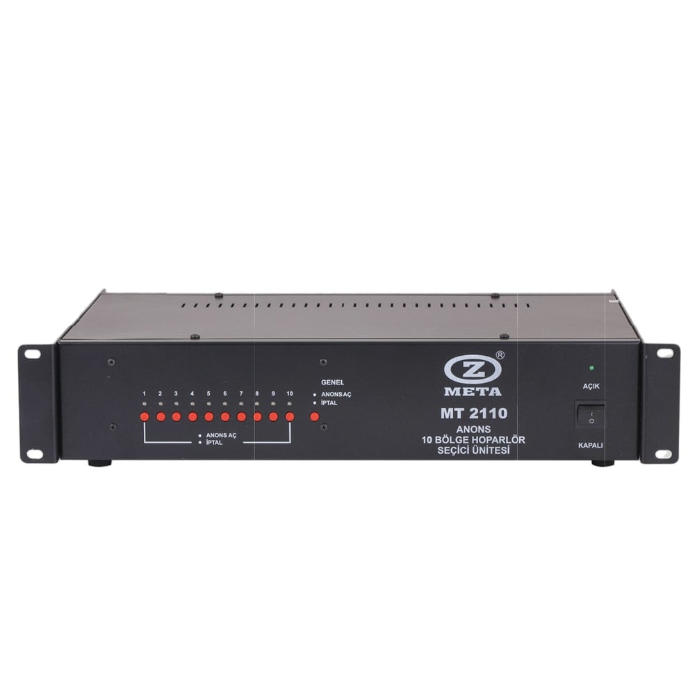 WEST SOUND MT 2110 10 BÖLGE HOPARLÖR SEÇİCİ ÜNİTESİ
