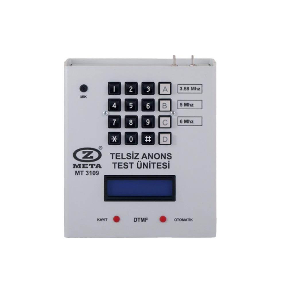 WEST SOUND MT 3109 TELSİZ ANONS TEST ÜNİTESİ