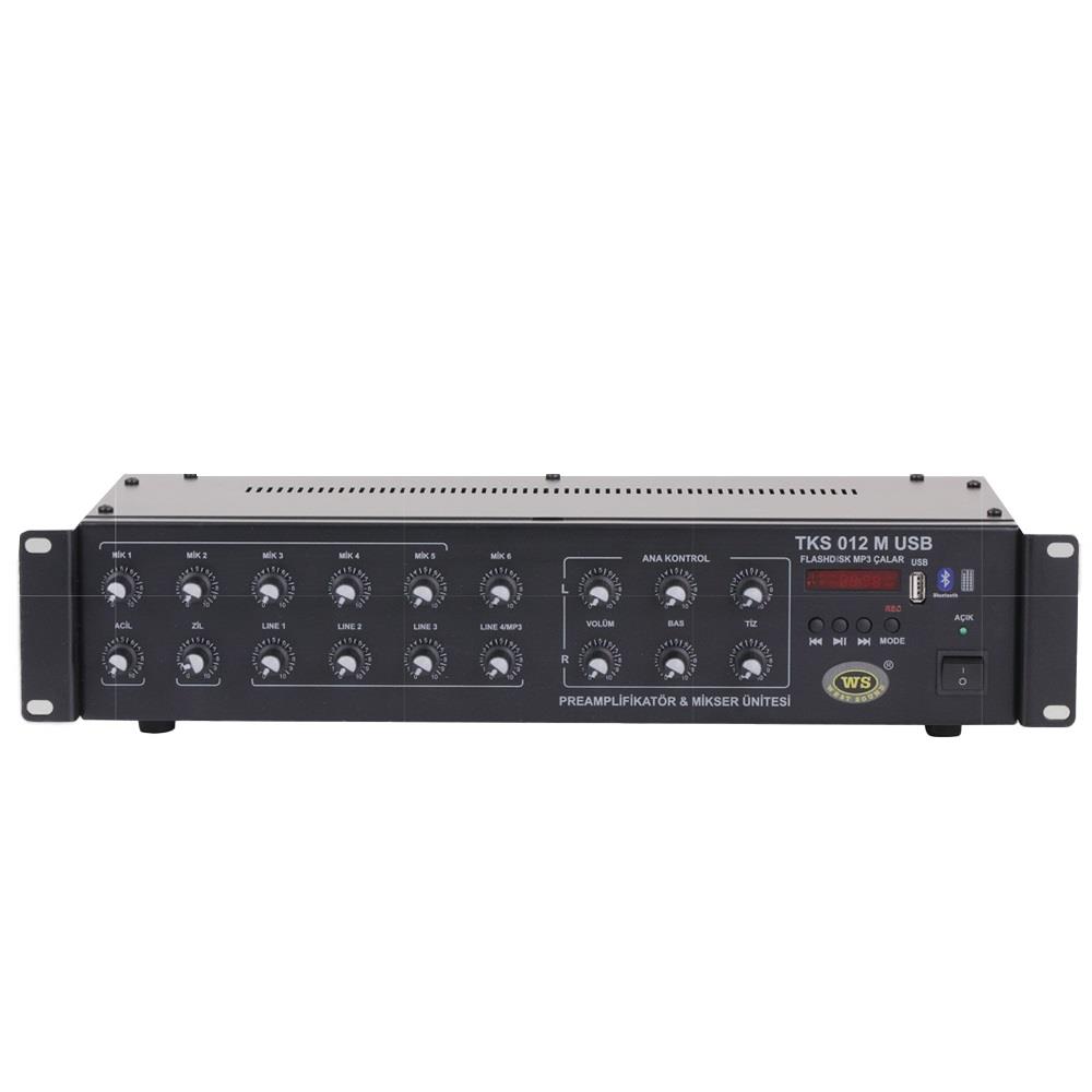 WEST SOUND TKS 012 USBPREAMPLİFİKATÖR VEMİKSER ÜNİTESİ