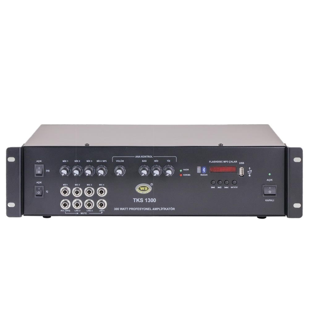 WEST SOUND TKS 1300 ÖNCELİK GİRİŞLİ MİKSER AMPLİFİKATÖR