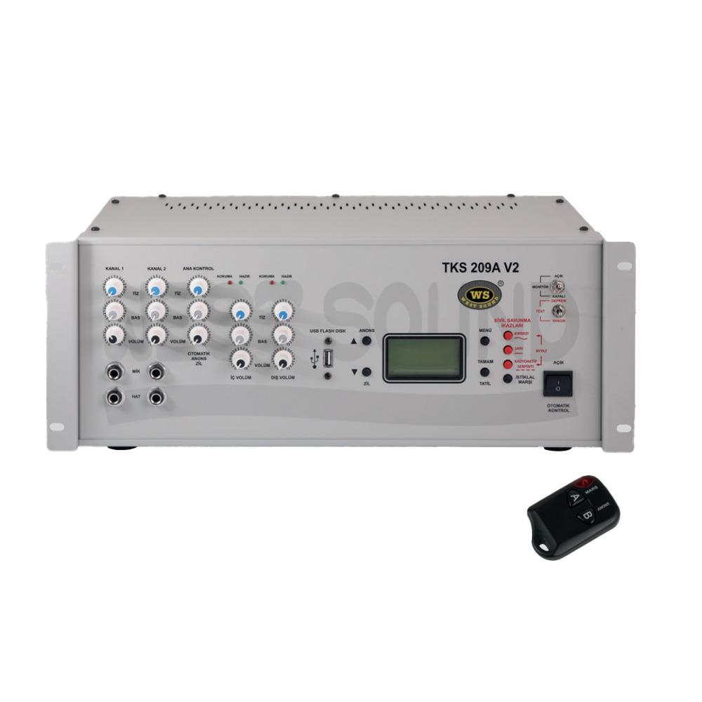 WEST SOUND TKS 209 A V2 USB GİRİŞLİ AKILLI OKUL SAATİ