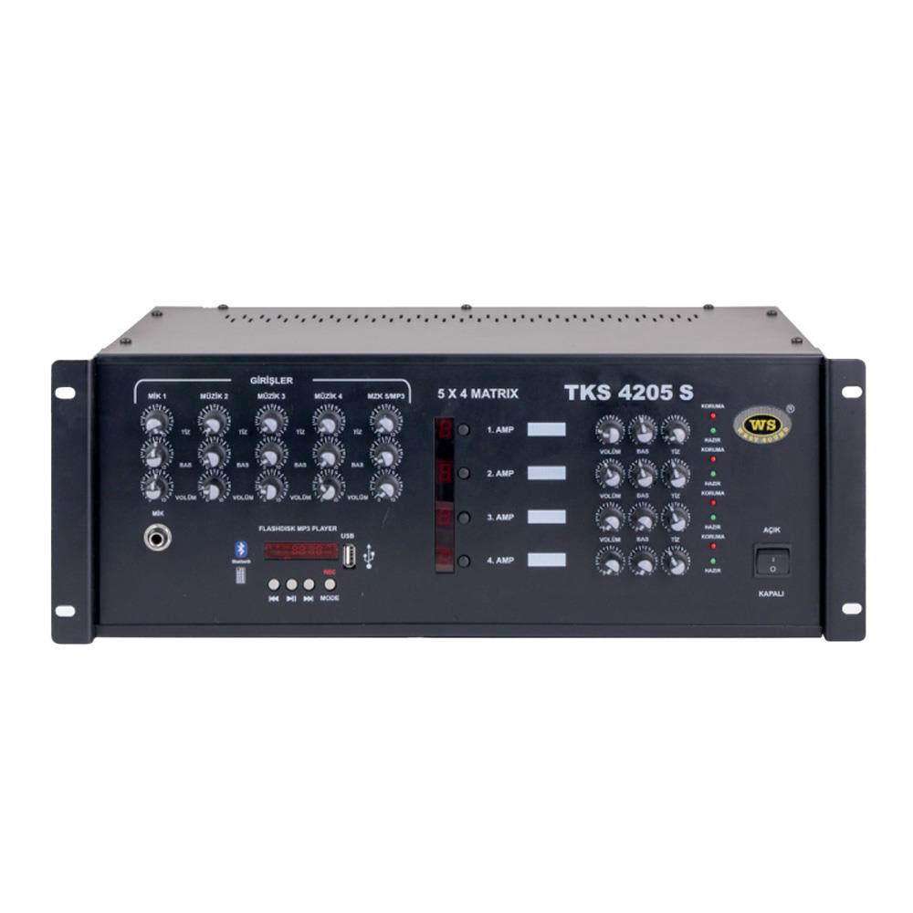 WEST SOUND TKS 4205 S USB 5 x 4 MATRİKS DECK MİKSER