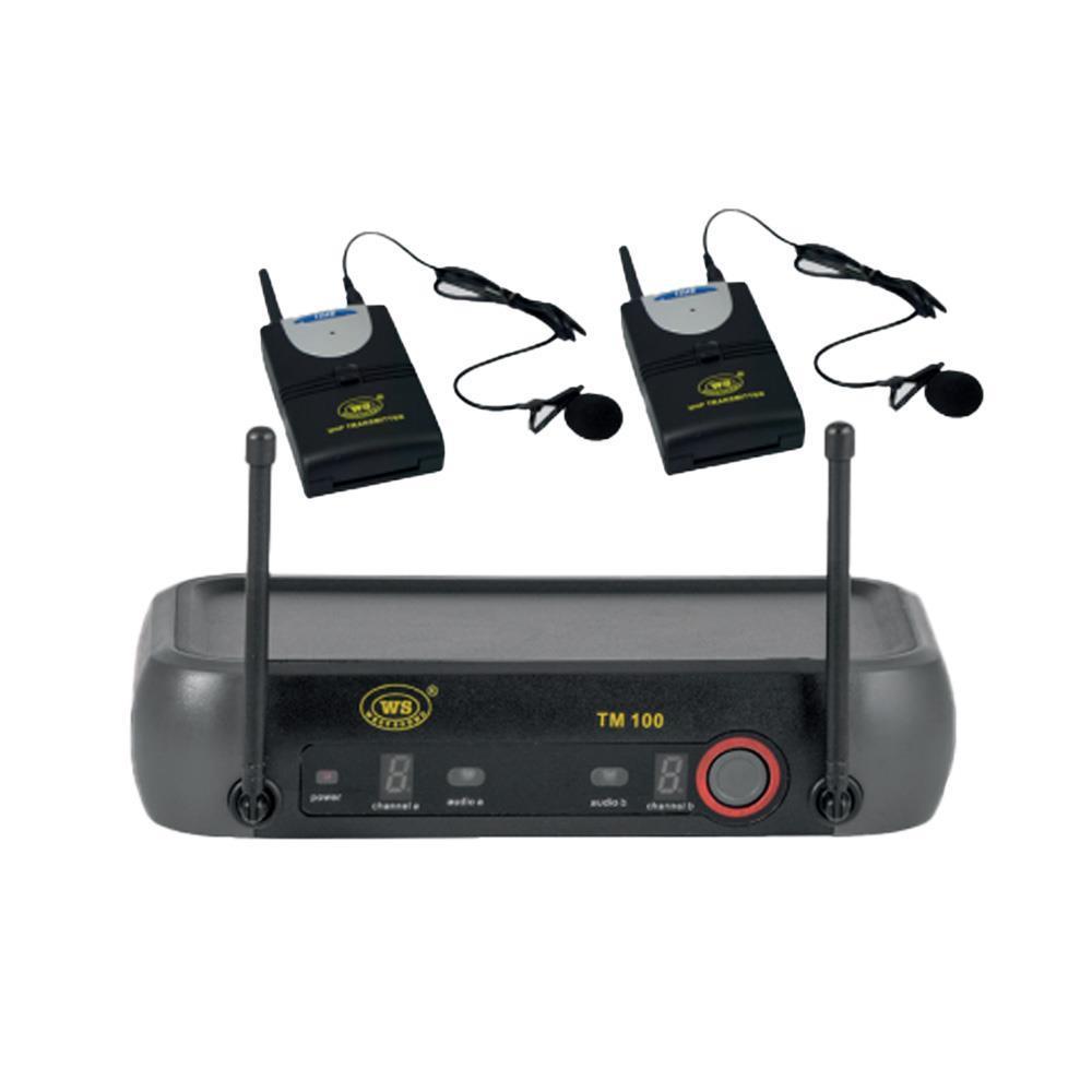WEST SOUND TM 100 YY ÇİFT YAKA UHF ÇİFT ANTEN TELSİZ MİKROFON