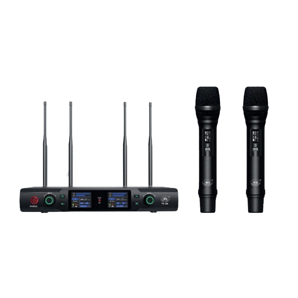 WEST SOUND TM 250 EE ÇİFT EL UHF 2X100 KANAL 4 ANTEN TELSİZ MİKROFON