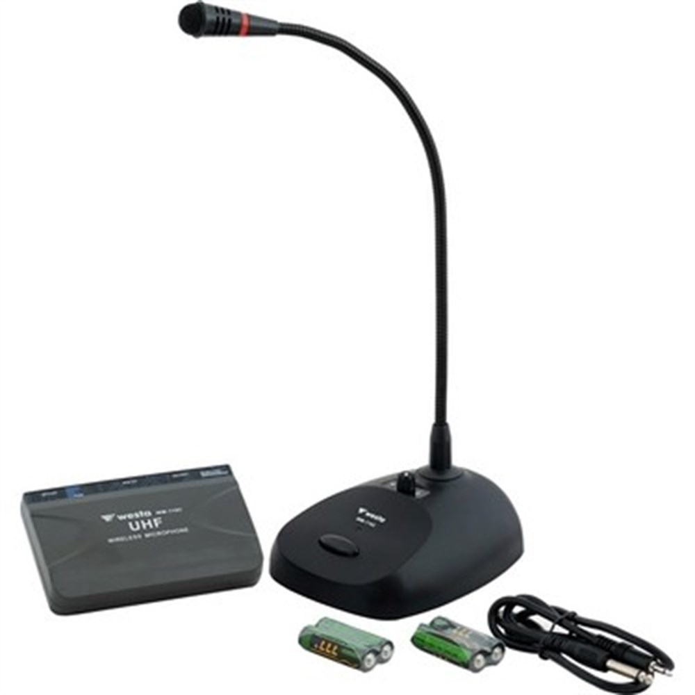 WESTA WM-110C UHF KABLOSUZ MASA MİKROFONU VE ALICI SETİ