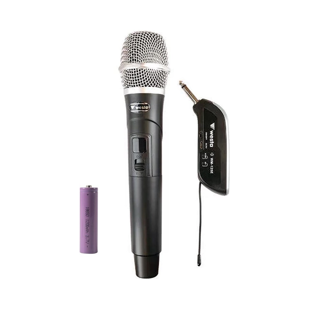 WESTA WM-125E UHF KABLOSUZ EL MİKROFONU VE ALICI SETİ