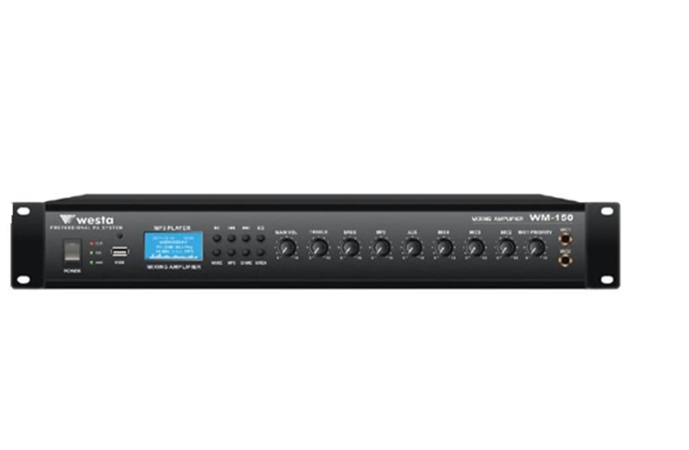 WESTA WM-150UT - 5 BÖLGELİ ANFİ 150 WATT USB / MP3