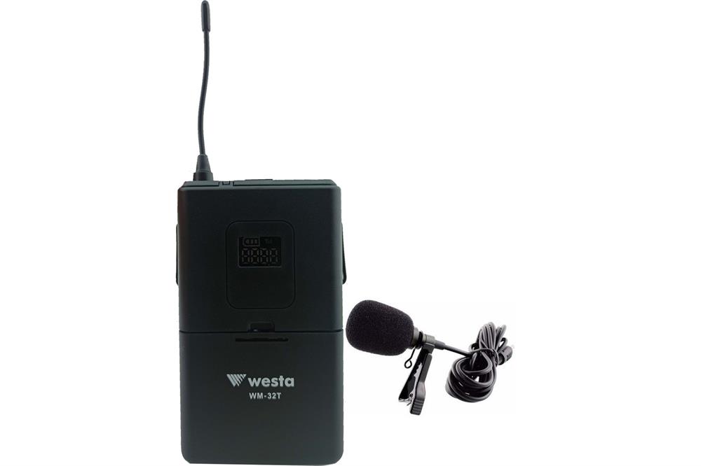 WESTA WM-32T UHF KABLOSUZ YAKA MİKROFONU