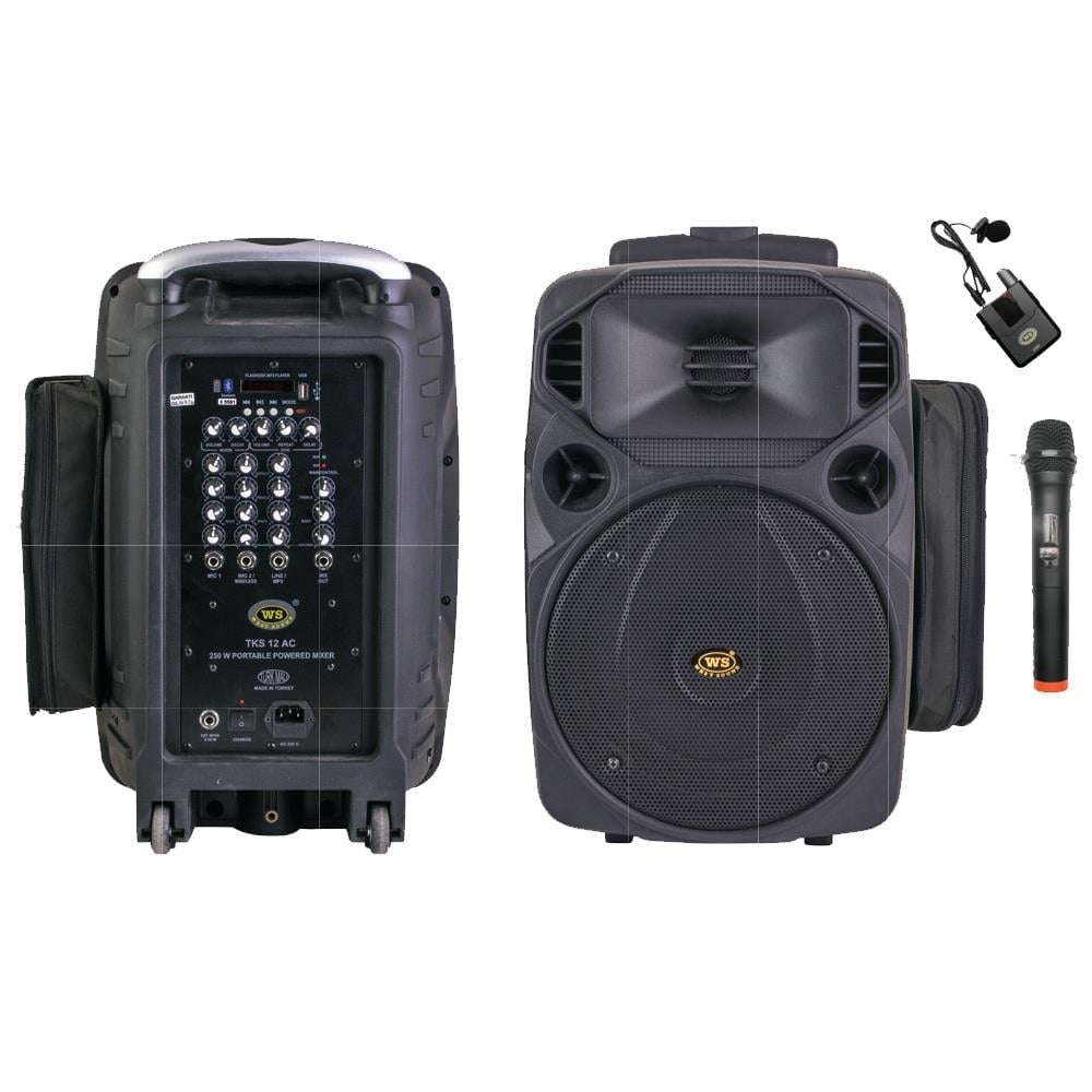 WESTSOUND TKS 12 AC 12İNÇ 250 WATT  AKTİF TAŞINABİLİR HOPARLOR