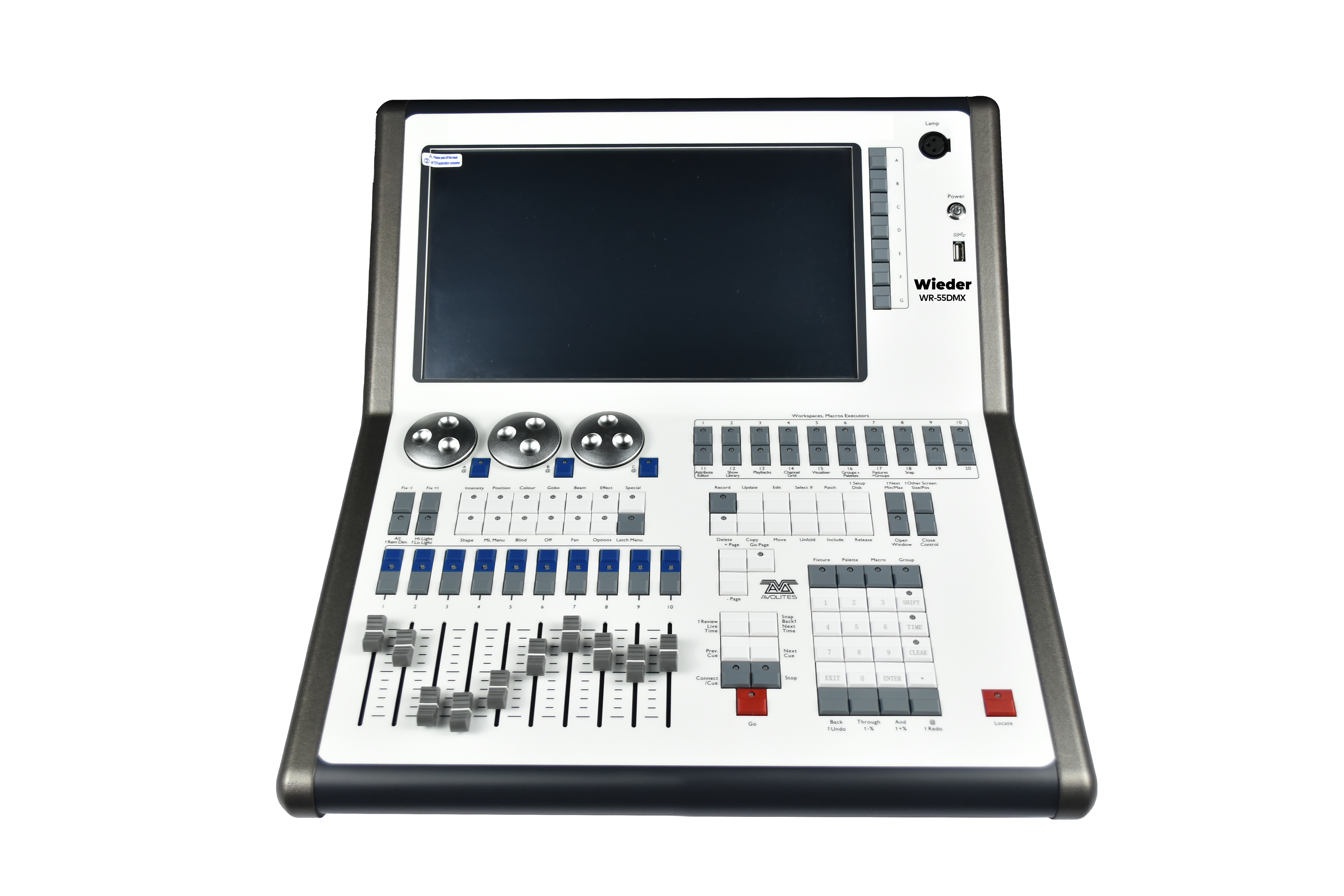 WIEDER WR-55DMX  DİGİTAL TİTAN IŞIK KONTROL MASASI