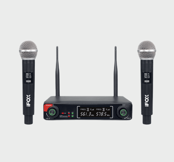 WÖLLER FX-700EE ÇİFT YAKA ÇİFT KANAL TELSİZ MİKROFON
