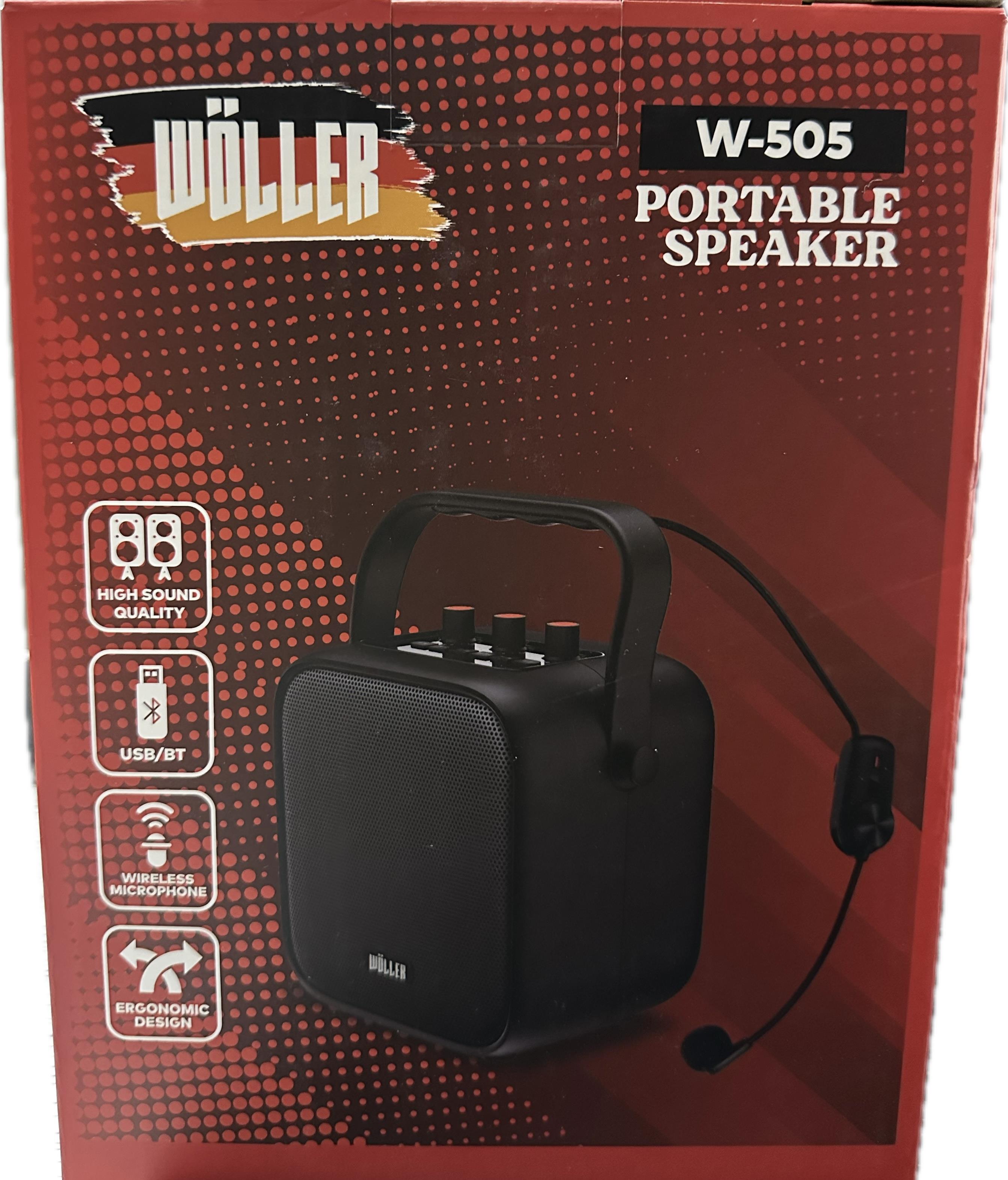 WÖLLER W-505H 70 WATT TEK KAFA (HEADSET) TELSİZ MİKROFON TAŞINABİLİR HOPARLOR