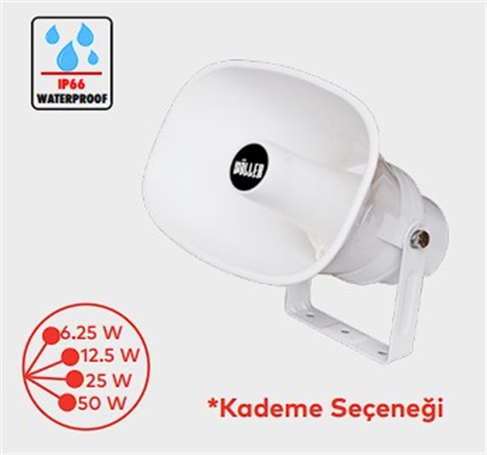WÖLLER W-740 50 WATT HAT TRAFOLU HORN HOPARLÖR