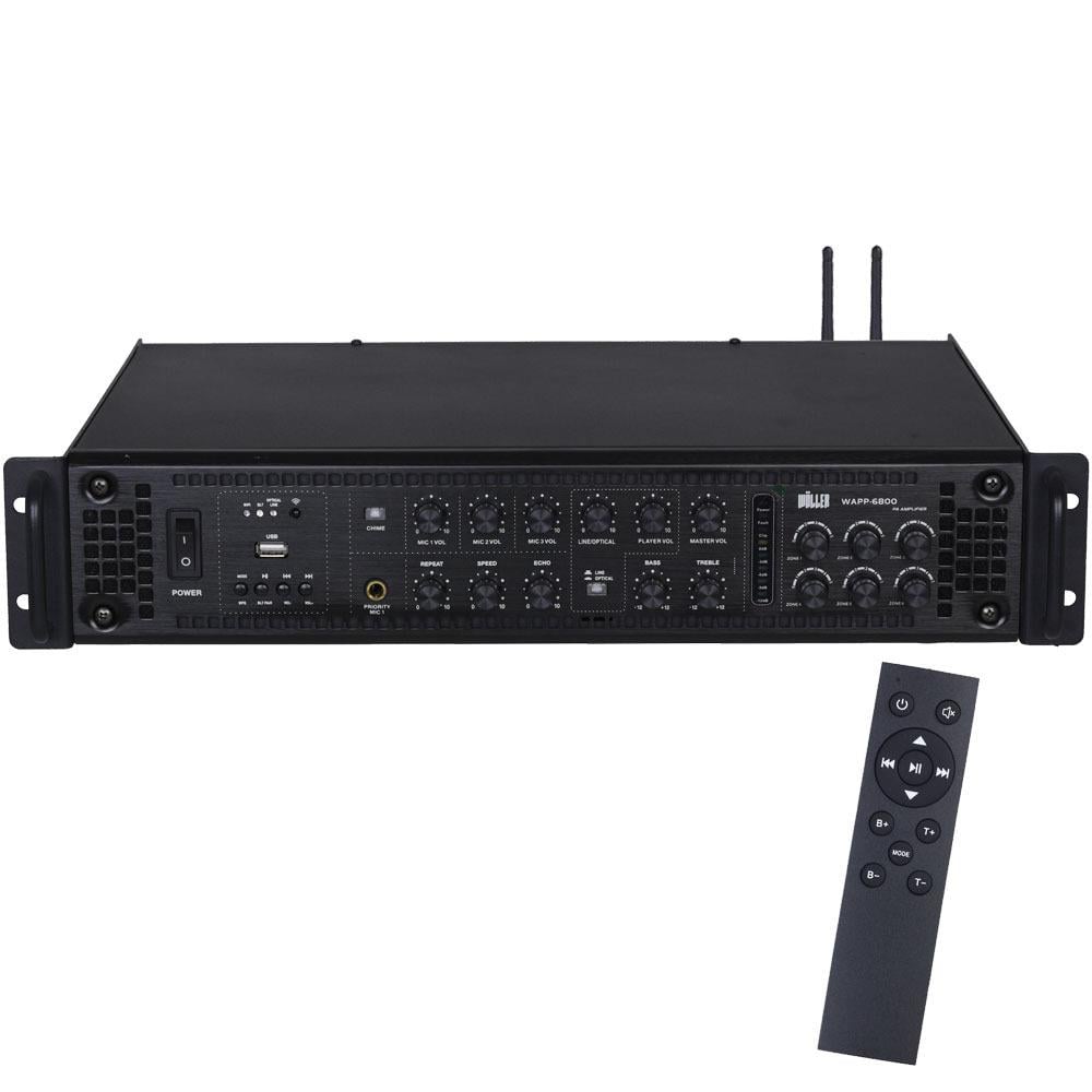 WÖLLER WAPP-6800 6 BÖLGELİ 800 WATT ANFİLİ MİKSER (MOBİL UYGULAMA İLE KONTROL)