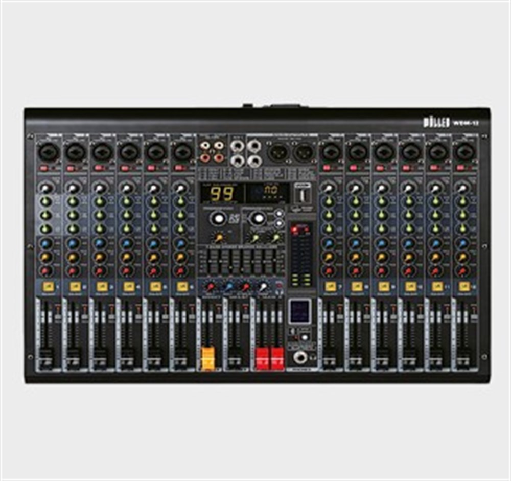 WÖLLER WDM-12 12 MONO GİRİŞ / 2 AUX 12 KANALLI DECK MİKSER