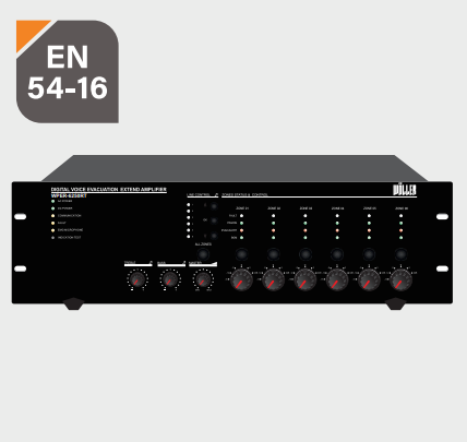 WÖLLER WPER-6250RT 6 BÖLGELİ EN54 ACİL ANONS MERKEZİ ÜNİTE ROUTER