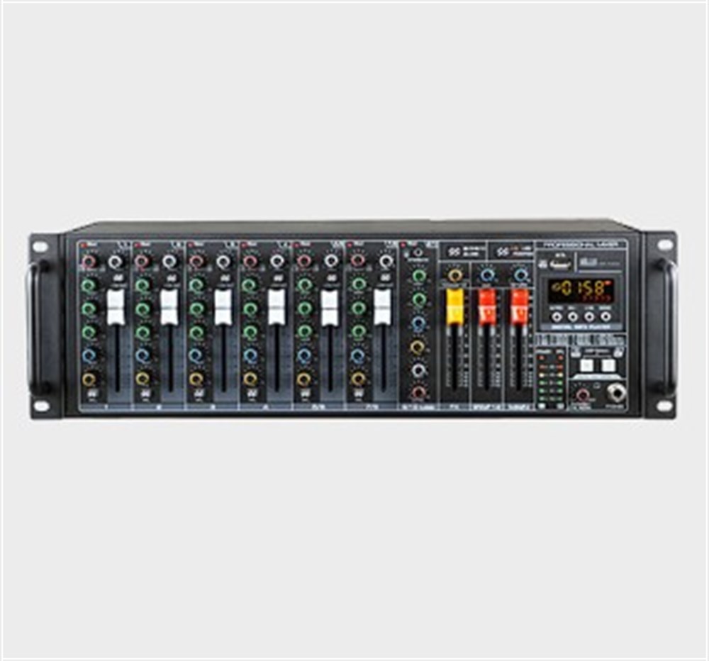 WÖLLER WR-1000 8 MONO 1 STEREO GİRİŞ 10 KANALLI DECK MİKSER