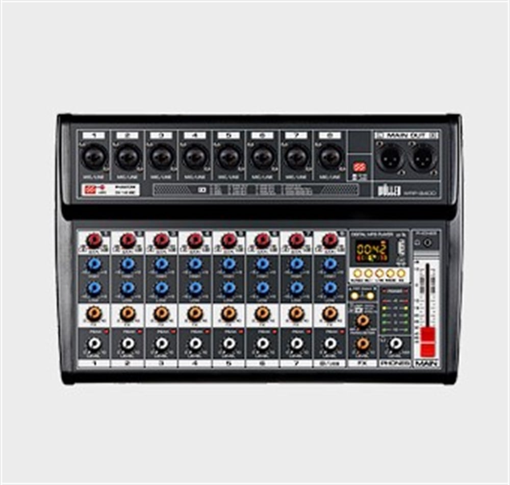WÖLLER WRP-8400 2X200 WATT 8 KANALLI POWER MİKSER