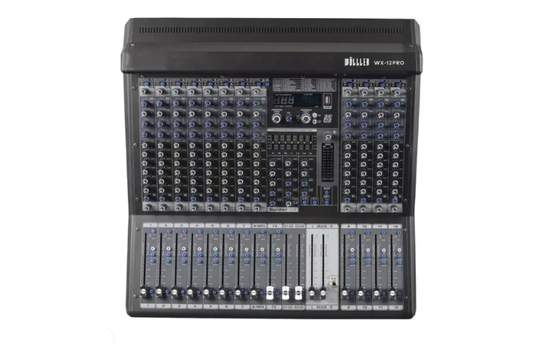 WÖLLER WX-12PRO 12 KANALLI 12 MONO GİRİŞ/ 7 AUX DECK MİKSER
