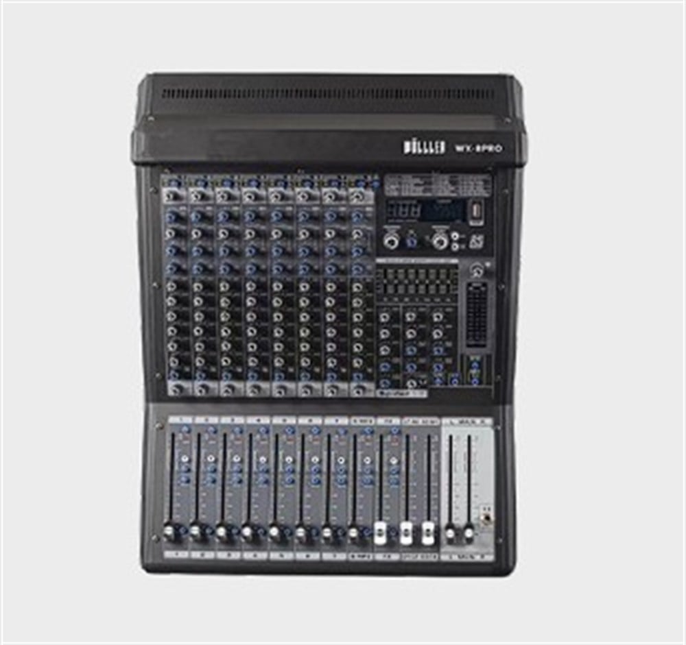 WÖLLER WX-8PRO 8 MONO GİRİŞ/4 AUX 8 KANALLI DECK MİKSER