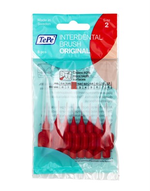 TePe Interdental Brush Original Kırmızı 0,5mm 8 Adet