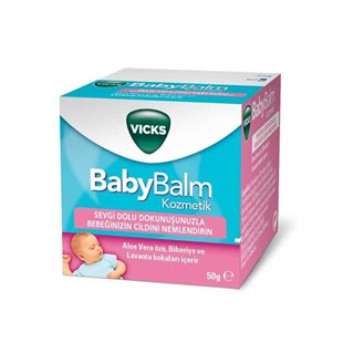 Vicks BabyBalm Bebekler için Nemlendirici 50gr