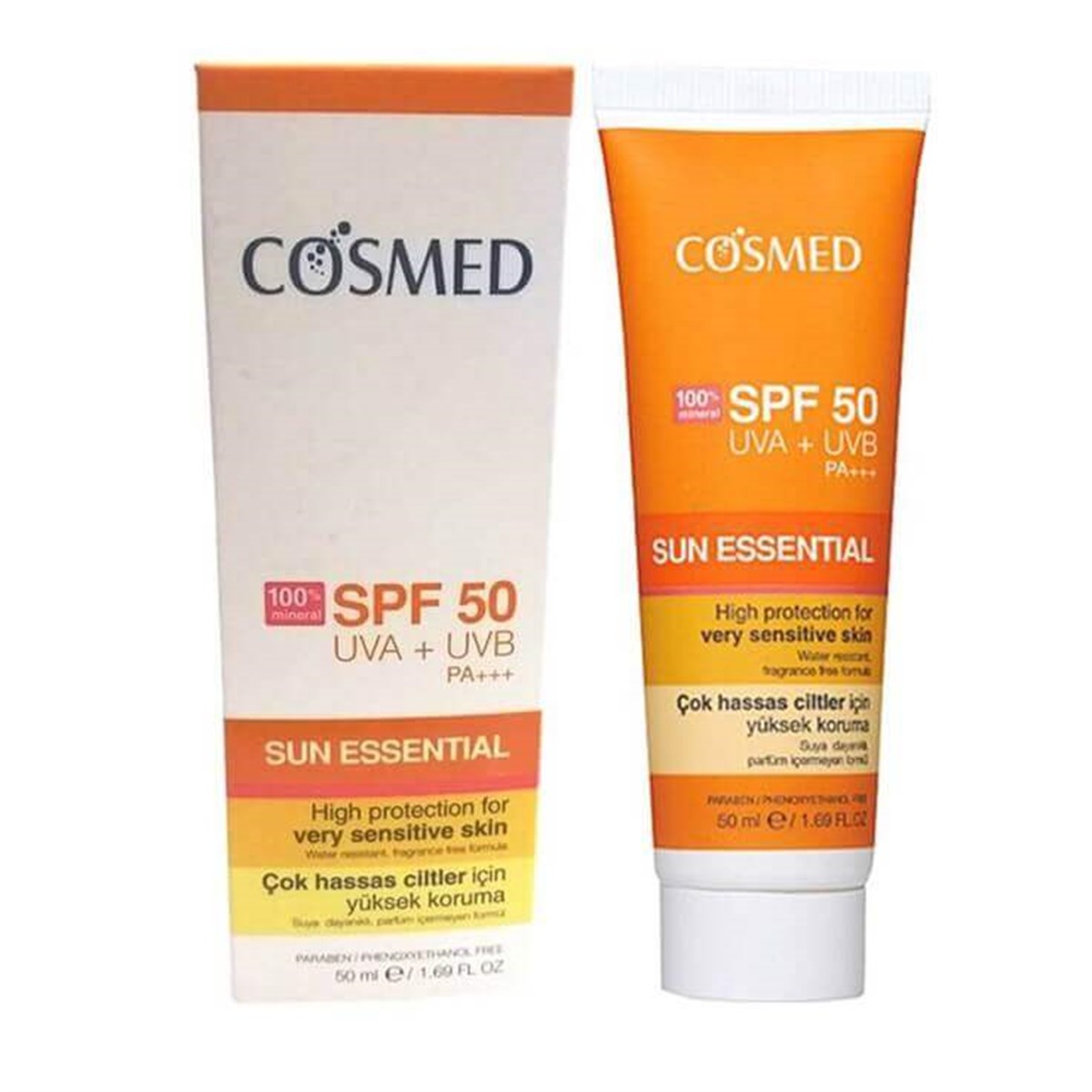 Cosmed Sun Essential Hassas Cilt Spf 50 50 ml Güneş Kremi Fiyatları |  Dermosiparis.com