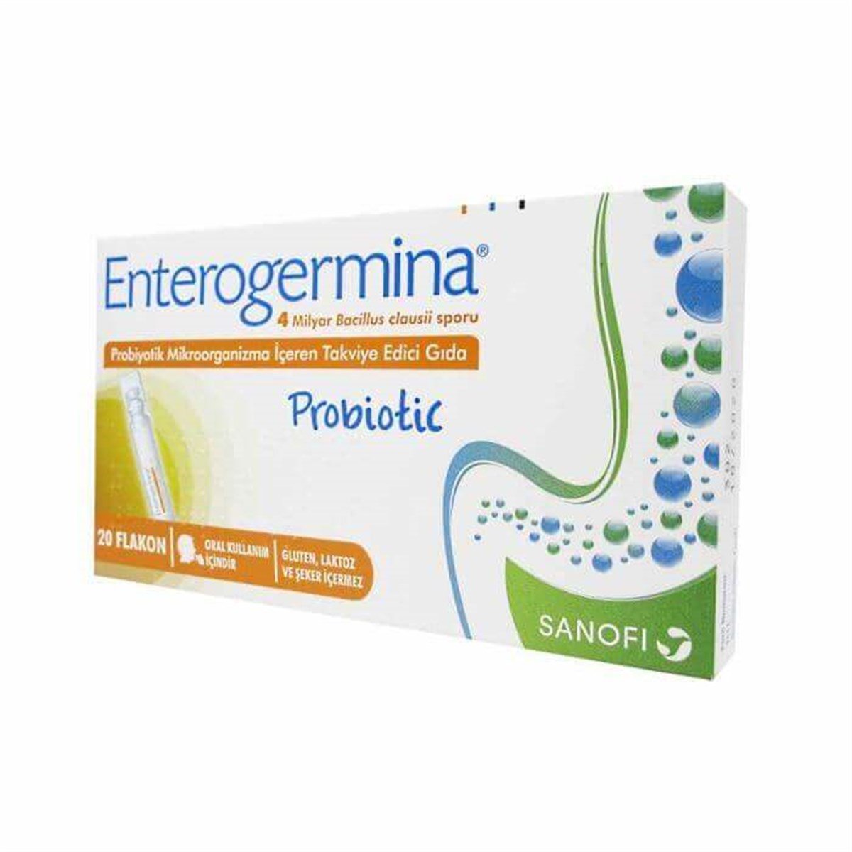 Enterogermina Yetişkin 5 ml x 20 Flakon Fiyatları | Dermosiparis.com