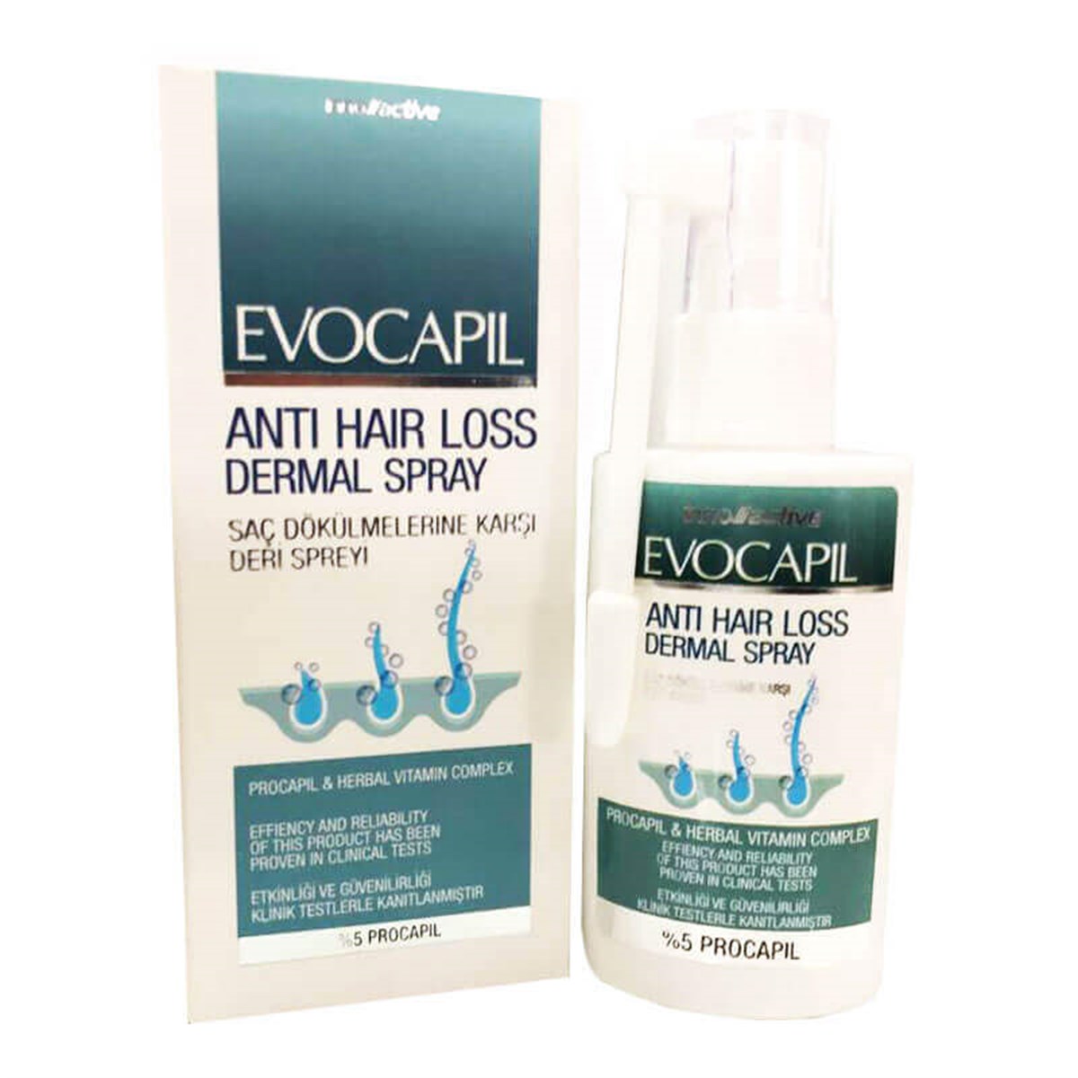 Evocapil Anti Hair Loss Dermal Spray 60 ml Fiyatları | Dermosiparis.com