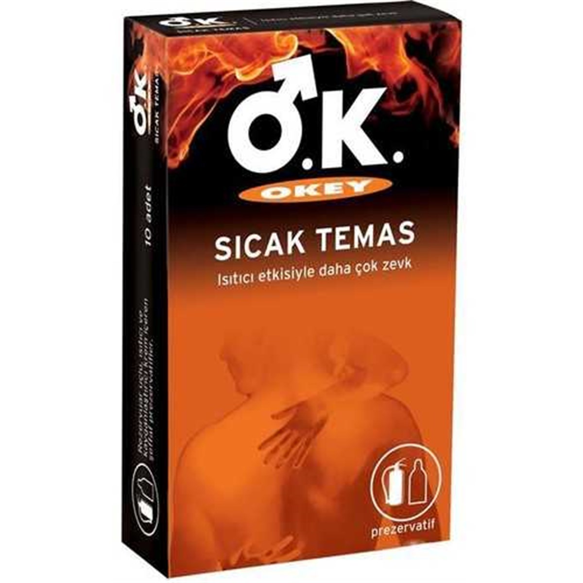 Okey Sıcak Temas Prezervatif 10 adet Fiyatları | Dermosiparis.com
