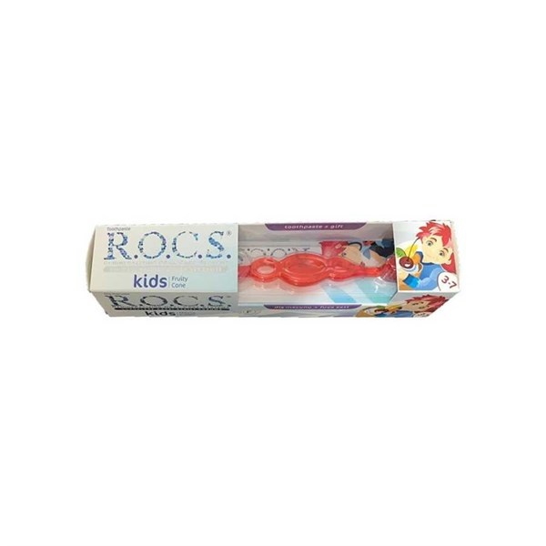 Rocs Kids 3-7 Yaş Meyve Külahı Diş Macunu Fırça Hediyeli Fiyatları |  Dermosiparis.com