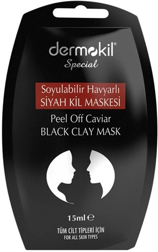 Dermokil Soyulabilir Siyah Maske 15 ml Fiyatları | Dermosiparis.com
