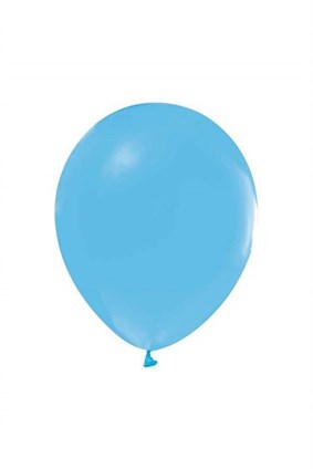 Düz Renk Balon Mavi 20li