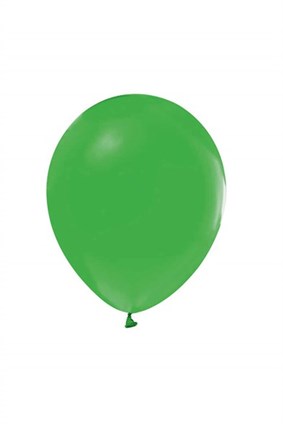 Düz Renk Balon Yeşil 20li