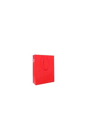 Çerez Keseleri ve Karton Çanta Karton Çanta Kırmızı12x17 cm