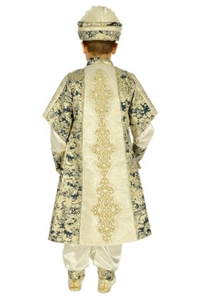 Şehzade ModelleriOğuz Taşlı Nakışlı Şehzade Sünnet Kıyafeti